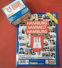 Panini Hamburg sammelt Hamburg 2 -- 1 x Display + Album - 50 Tüten 250 Sticker 