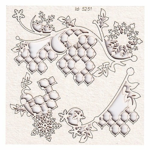 Scrapiniec dekorpappe die - scrapiniec, cut