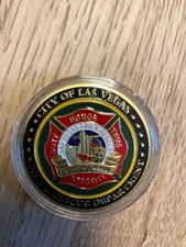 Feuerwehr  Las Vegas  Sammlerstück Münze Amerika Schutzpatron Heilige Florian 