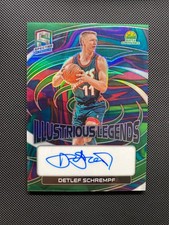 Detlef Schrempf Spectra /5 Illustrious Legends Signatures ON CARD AUTO Seattle 