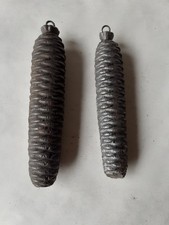 2x Alte Uhrengewichte Kuckucksuhr Zapfen 1x  720g 1x500g