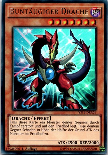 Buntäugiger drache ultra rare - drache,