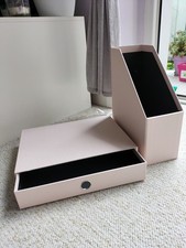 Aktenablage Organizer Schreibtisch Schublade rosa