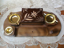 Rauchergarnitur / Raucher - Set aus Holz