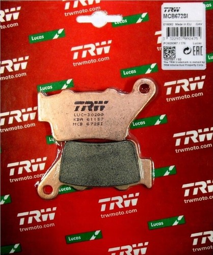 Bremsbeläge hinten mcb672si - bremsbeläge,