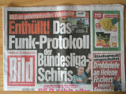 Bildzeitung 2019 ein - bildzeitung, 28.02.2019