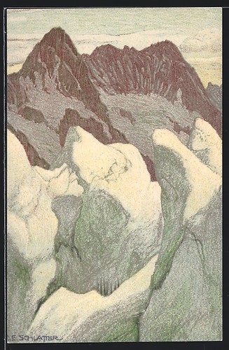 Künstler ernst e - künstler-ak,