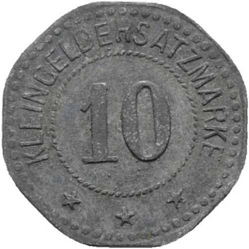 Flensburg stadt pfennig - 10,