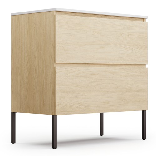Waschtisch mit unterschrank - waschtisch, 80