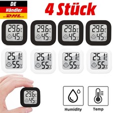 4x Digital Thermo Hygrometer Thermometer Luftfeuchtigkeit Temperaturmessgerät