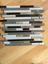 Selbstklebende Mosaikfliesen Mosaikplatten  Easyglue Glas-SteiSpritzschutz Küche