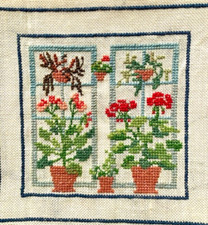 EIN Stickbild GERANIUM