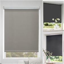 Klemmrollo anthrazit grau hellgrau ohne bohren Sonnenschutz Thermo Rollo dunkel