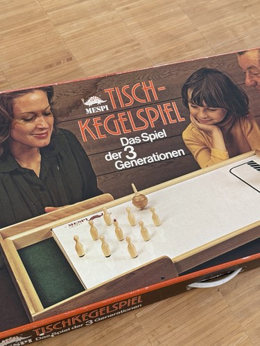Vintage tischkegelspiel mespi - vintage,