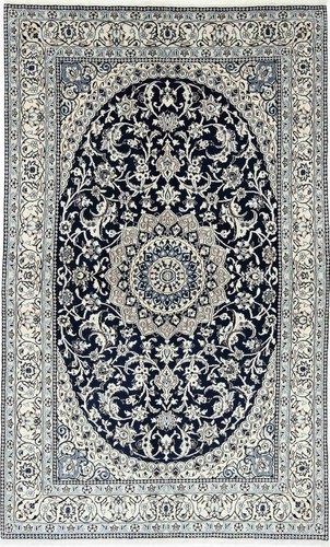 Nain teppich 240x145 - 240x145, blau