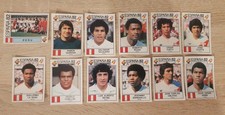 12 Verschiedene Fussball Sticker WM Weltmeisterschaft 1982 Konvolut