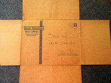 Bonner Fahnenfabrik, Versandmappe für Muster, 1930er Jahre