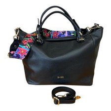 M BRC Damen Tasche Shopper groß Leder / Armtasche mit 2 Schultergurten C076