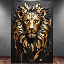 LEINWAND BILDER XXL LÖWE