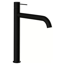 Camargue Waschtischarmatur Milano Schwarz, Matt, Höhe: 30,4 cm