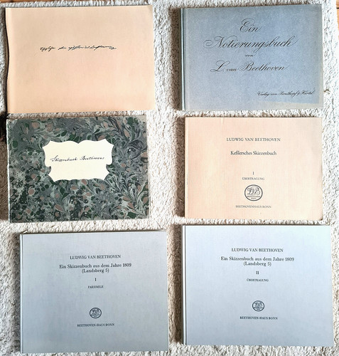 Beethoven konvolut noten werke - beethoven,