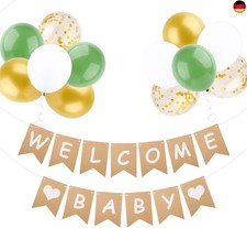 13Pcs Babyparty Deko Neutral