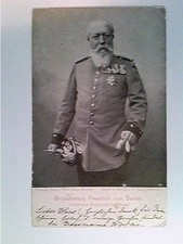Grossherzog Friedrich von Baden, Portrait, AK, ungelaufen, geschrieben ca. 1902