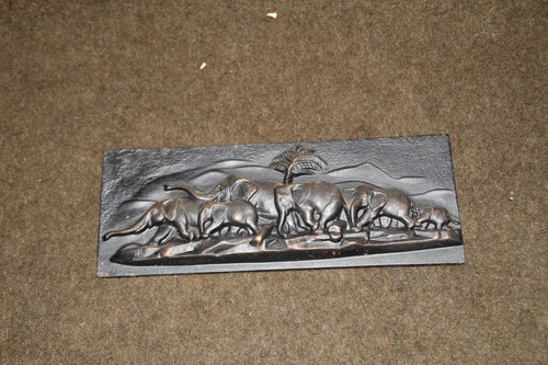 Relief elefanten wandbild - relief,