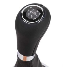 SCHALTKNAUF 6Gang Leder SCHALTSACK RAHMEN Fit für Mercedes C-Klasse W204 S204 DE