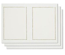 3 Stück 2-teiliges Leporello