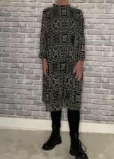 Italy Plissee Kleid Paisley