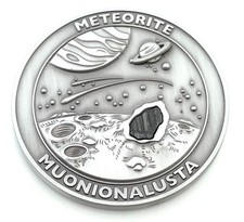 MUONIONALUSTA METEORIT MÜNZE IN  PRÄSENTATIONSBOX SCHMUCKJAGD