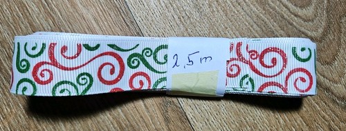 Neu ripsband glitzer - 2,5, m