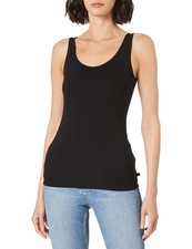 QS Damen T-Shirt Schwarz XL EU