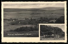 AK Welliehausen, Ortsansicht und Wochenendhäuser Ferienheim Haus Bertram am Ber 