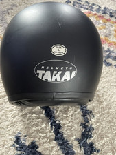 Takai Retro Jethelm Größe L (59-60 cm) – Schwarz –