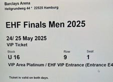 2 VIP Sitzplätze EHF Final
