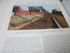  Eisenbahn Archiv N Stellwerke 4907c Feste Absperrung von Baustellen