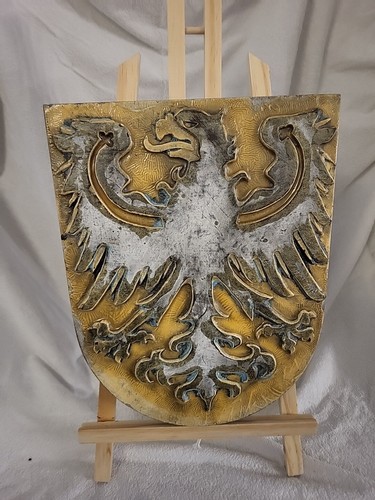 Wappenschild holz geschnitzt - wappenschild,