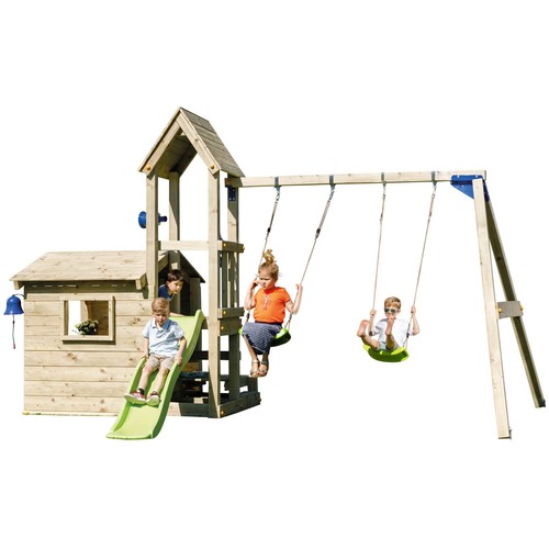 Spielturm lookout mit rutsche - spielturm,