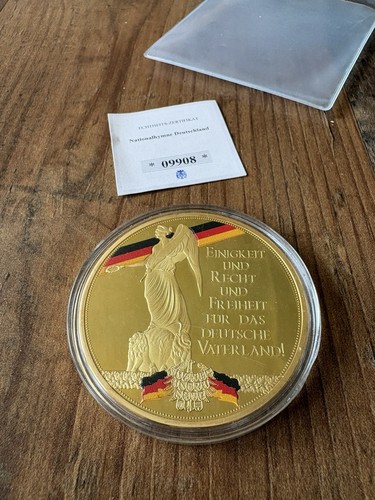 Brd medaille nationalhymne - medaille,