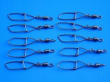 25 Stück Danish Snap Wirbel D-Wirbel Karabiner Duo Look Gr. 4 / 6 / 8 / 10 