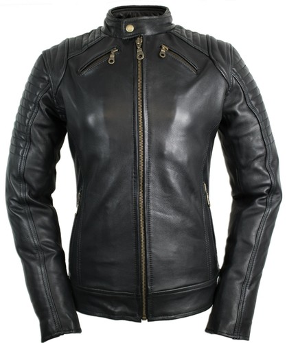 Damen motorrad lederjacke - motorrad,
