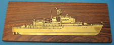 Messing relief auf holz tender - auf,