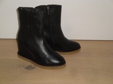 Marc O’Polo Stiefelette Ankle Boots, Keilabsatz, Fb. schwarz, Gr. 40, neu