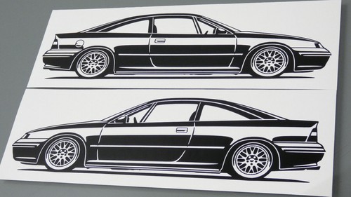 Opel calibra turbo - calibra, sticker