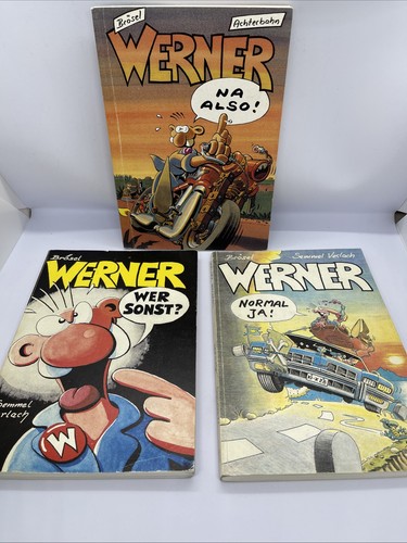Werner brösel comic bücher - werner, 3