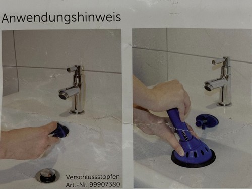 Plastik-Ausgussreiniger