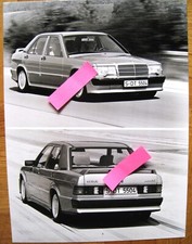 Rar! Werksfoto Mercedes 190 E 2.3-16 W201 1982-88 AMG MB photo brochure Prospekt