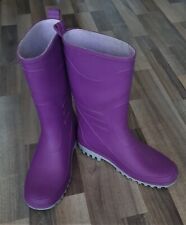 Ausgefallene vintage Gummistiefel lila made in Italy 40